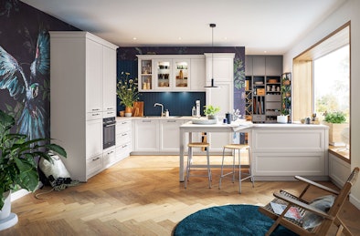 Landelijke keuken met bar