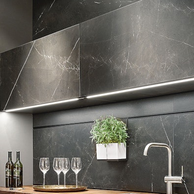 Led verlichting onder bovenkast