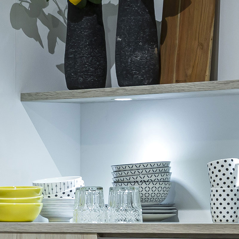 Legplanken met geïntegreerde onder verlichting