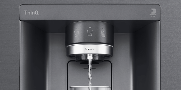 LG UV nano technologie koelkast water dispenser