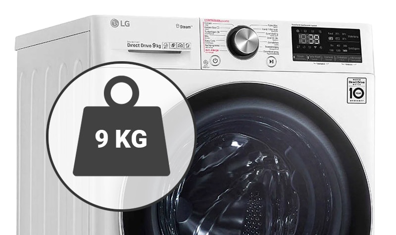 LG wasmachine 9 kg