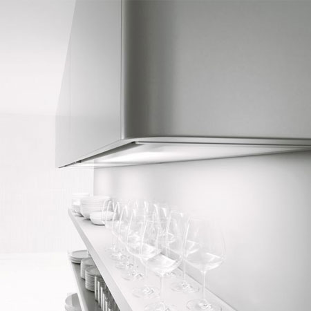 Lichtbodem keukenkastjes