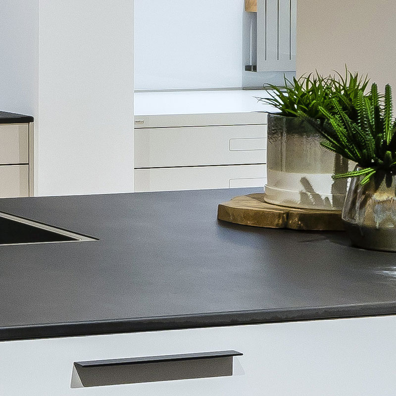 Light Beton donker werkblad