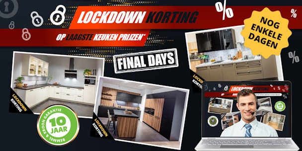 Lockdown korting FINAL days