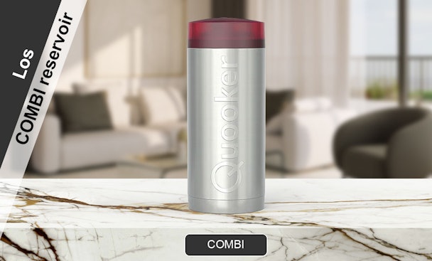 Los Quooker COMBI reservoir zonder kraan, geschikt voor uitbreiding van een bestaand Quooker PRO3 systeem of combinatie met een losse kokendwaterkraan