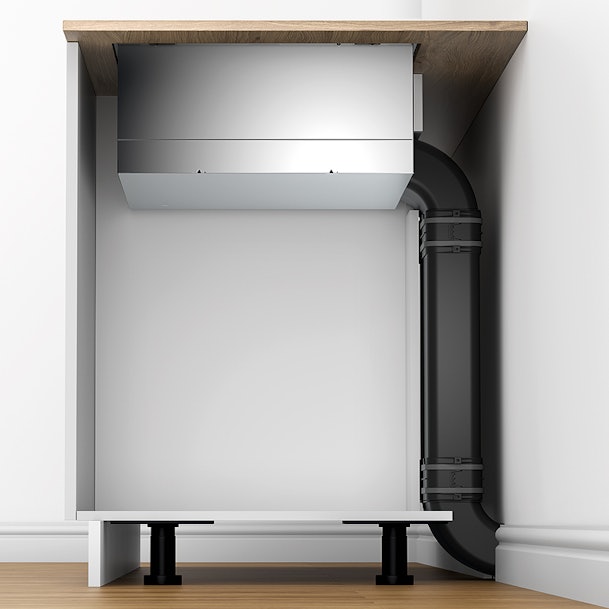 Luchtafvoer configuratie