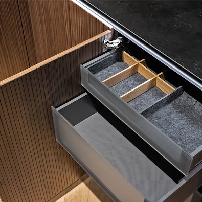 Luxe binnenladen glasfronten