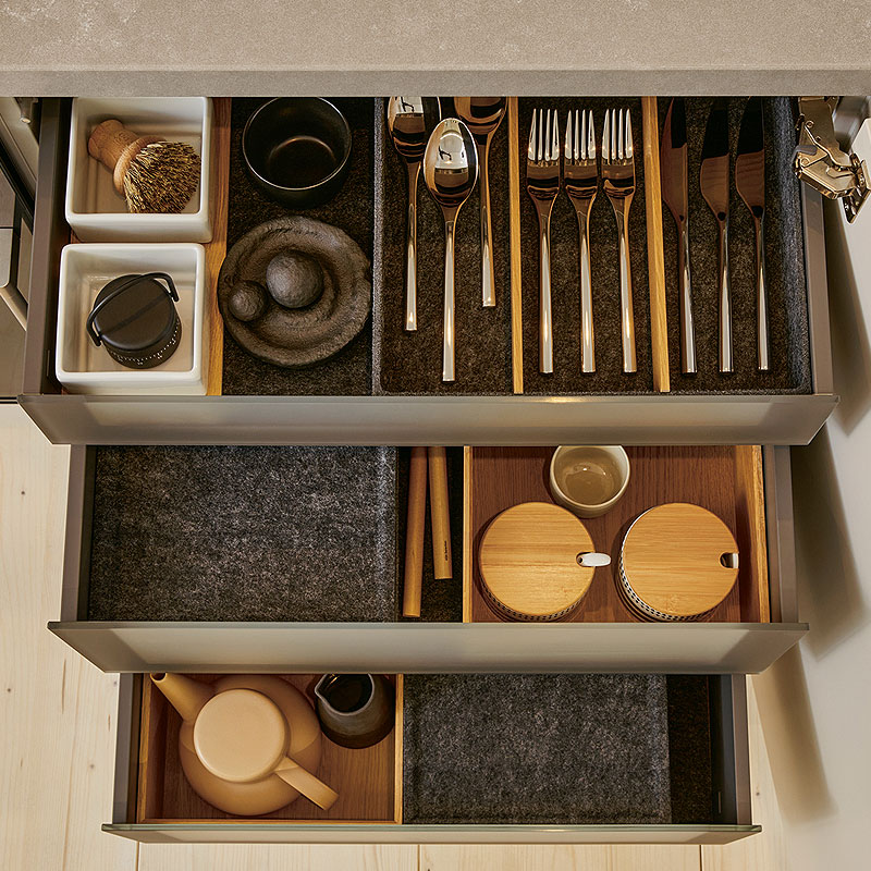 Luxe lade indeling systeem