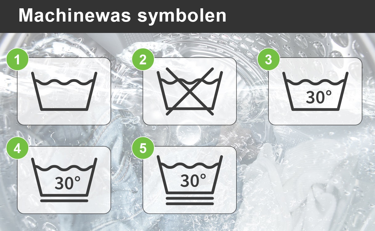 Symbolen op wasmachine en wassymbolen herkennen? Dit zijn ze!