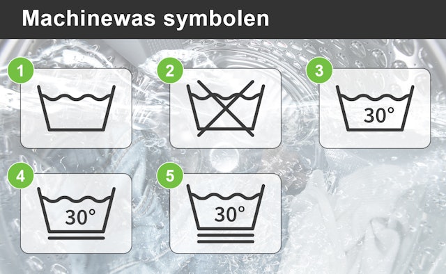 Symbolen op wasmachine en wassymbolen herkennen? Dit zijn ze!