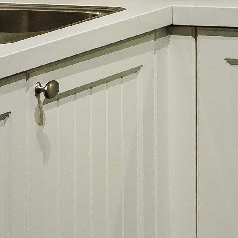 Massief houten gelakt front