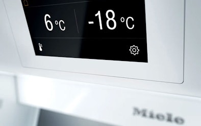 Miele MasterCool temperatuurcontrole met digitale display voor constante koeling