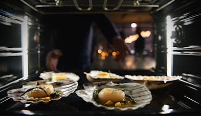 Miele oven MasterChef automatische programmas perfect bereide schelpdieren met elektronische sturing