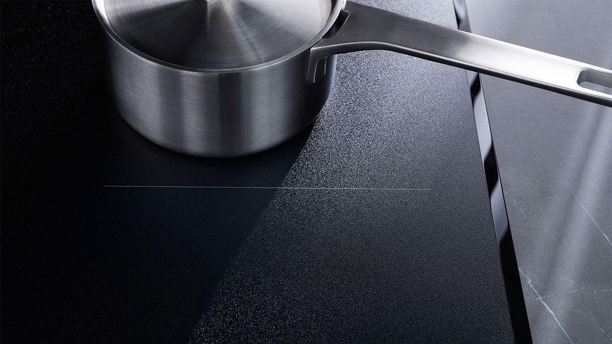 Deze matte kookplaat heeft een superieure krasbestendigheid