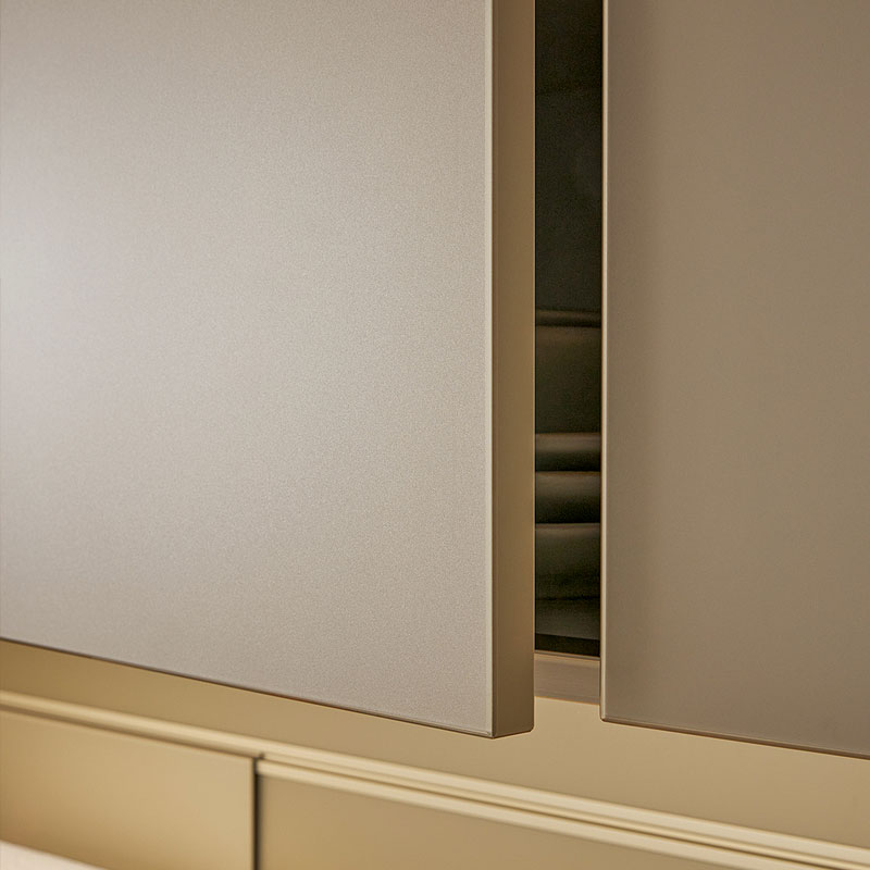 Matte smartglas fronten