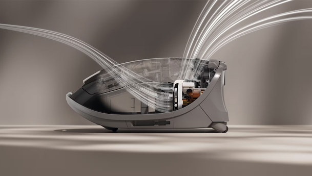 Miele Guard M1 stofzuiger verschillende vermogensniveaus.