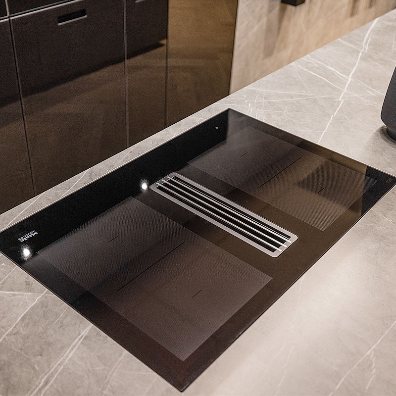 Miele inductie kookplaat met geïntegreerde afzuiging