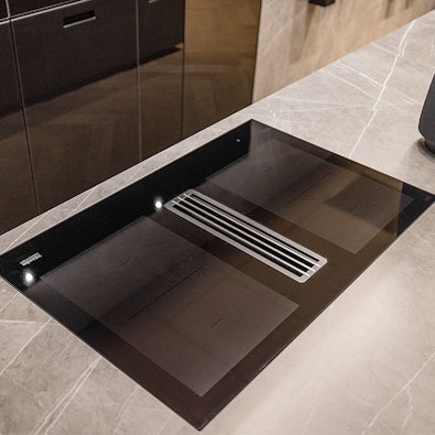 Miele inductie kookplaat met geïntegreerde afzuiging