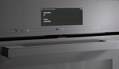 Miele oven veiligheidsfuncties kinderslot automatische uitschakeling intelligente bescherming display interface