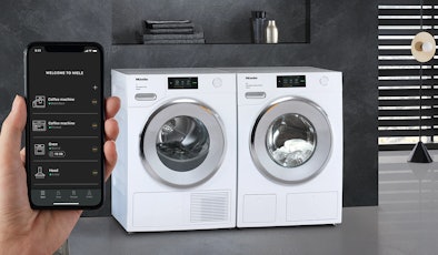 Luxe slimme wasmachine van Miele met WifiConn@ct.