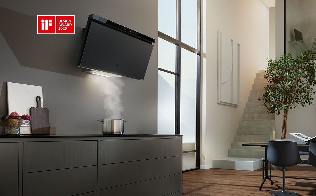Miele wandafzuigkap met iF Design Award en krachtige afzuiging