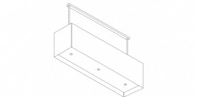Wave LINE eilandmodel afzuigkap met strak lineair en minimalistisch design boven een kookeiland
