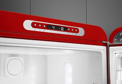 SMEG retro koelkast met moderne koeltechniek.