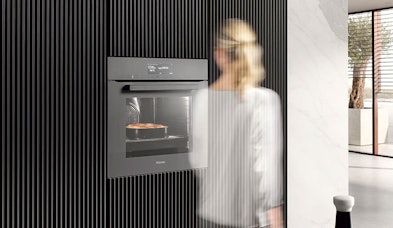 Miele oven MotionReact sensor intelligente gebruikersherkenning automatische activering moderne keuken