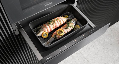 Miele warmhoudlade met multifunctionele kooktoepassingen voor gerechten en servies