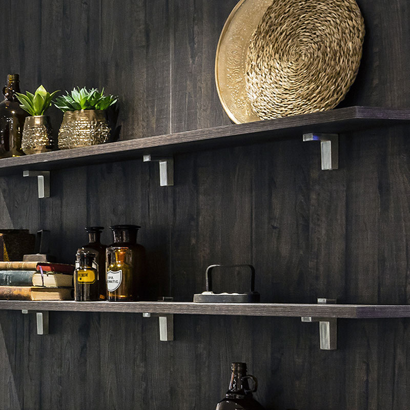 Muurplanken Sherwood black