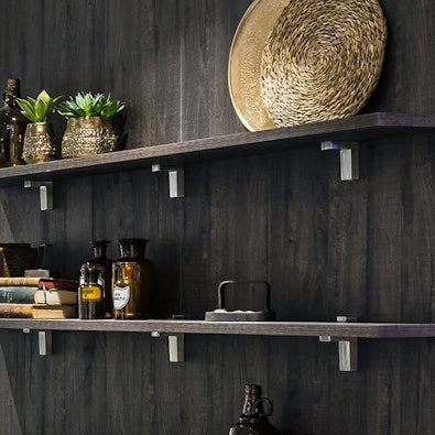 Muurplanken Sherwood black