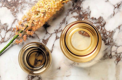 Natuursteen keukenblad.