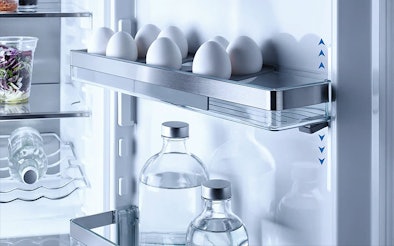Miele koelkast met verstelbare binnendeur en nauwkeurige afstelling voor optimale pasvorm en energie-efficiëntie