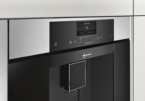 Met een NEFF koffiemachine heb je keuze uit espresso, cappuccino, latte macchiato, americano en meer koffiesoorten.