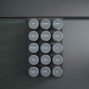 next125 CUBE 54 - metalen houder voor kruidenpotjes