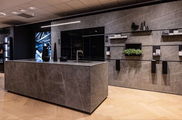 next125 NX950 - keuken met het next125 Cube opbergsysteem