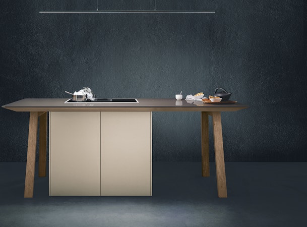 next125 kooktafel met stevige tafelpoten