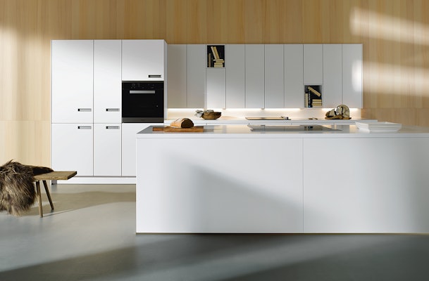 next125 laminaat fronten in de kleur kristalwit