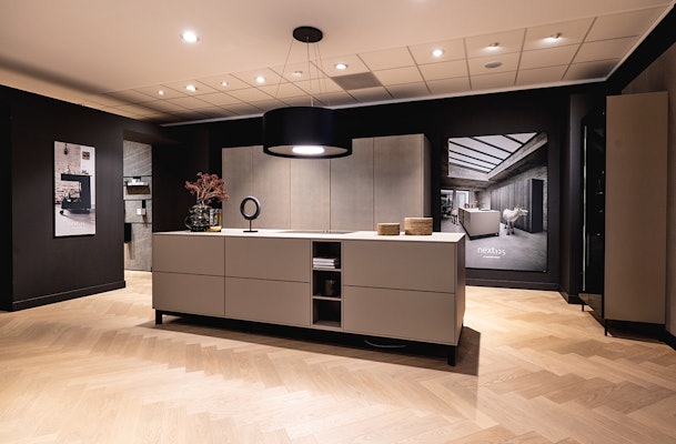 De nx510 | nx640 keukenopstelling in onze keukenshowroom