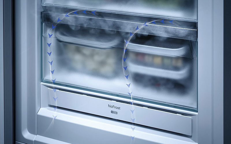 Miele vriezer met NoFrost technologie voorkomt ijsvorming en bespaart onderhoud