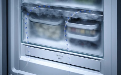 Miele vriezer met NoFrost technologie voorkomt ijsvorming en bespaart onderhoud