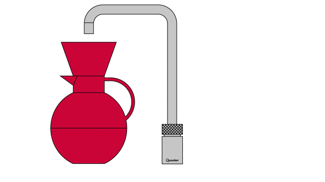 Oplichtende rode lichtring animatie