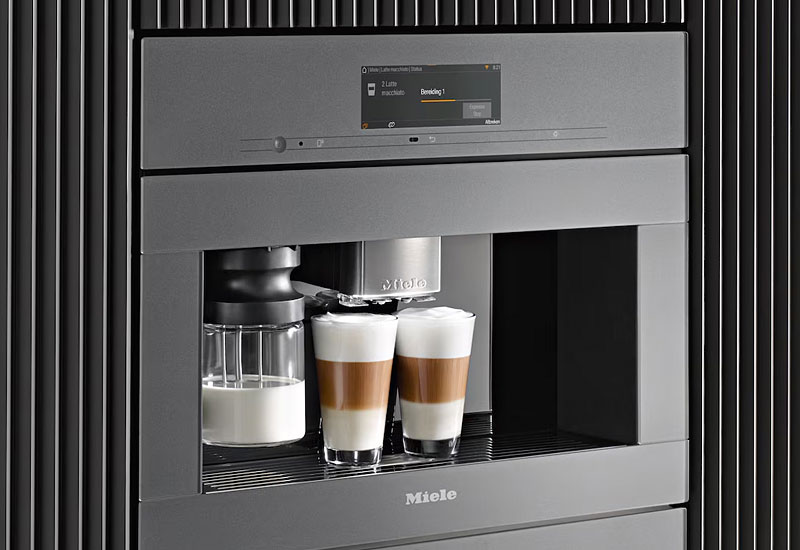 Miele inbouw koffiemachine met OneTouch for Two functie voor dubbele koffiebereiding