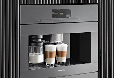 Miele inbouw koffiemachine met OneTouch for Two functie voor dubbele koffiebereiding