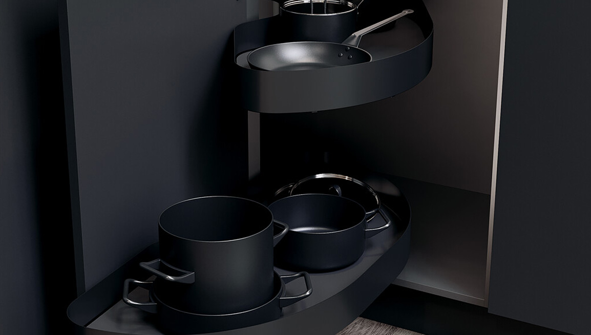 Ontdek de slimme opbergmogelijkheden van een i-luminate keuken.