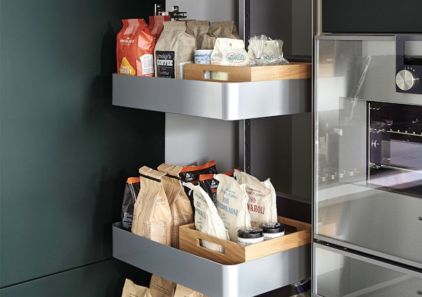 Opbergruimte met massief houten Flex-boxen van next125