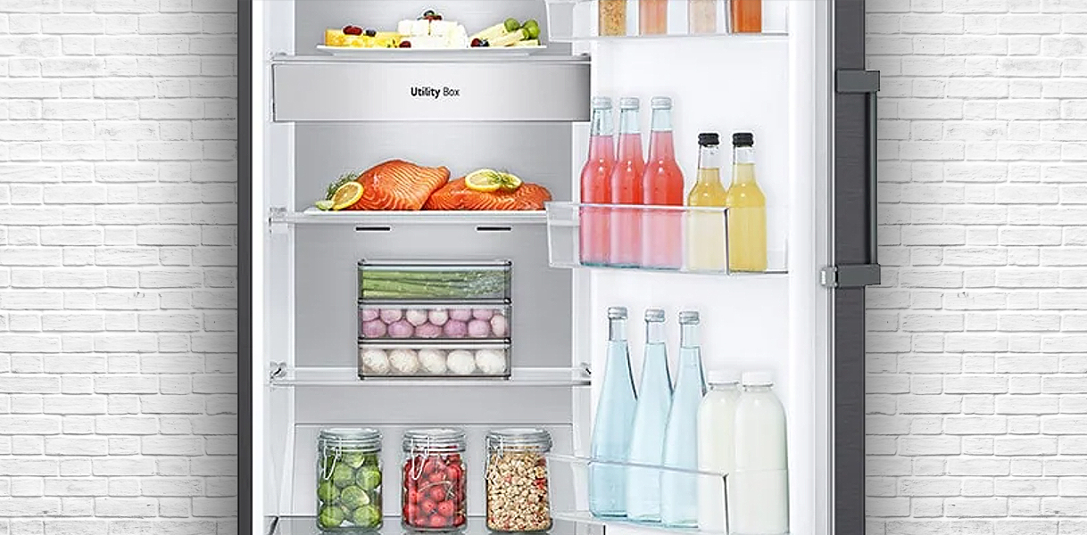 1-deurskoelkasten zijn erg overzichtelijk.