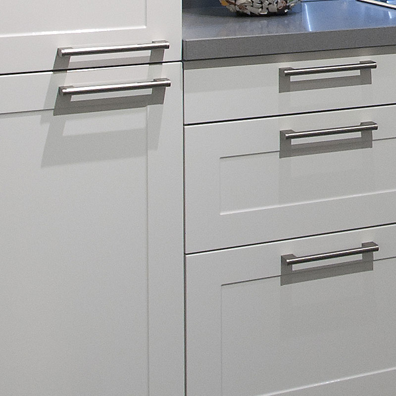 Paneeldeurtjes met RVS greepjes