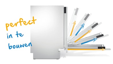 Perfect in te bouwen vaatwasser