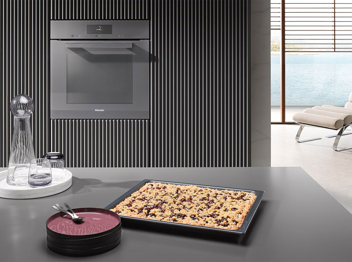 Miele oven met Professional-functie voor perfecte bakresultaten en knapperig gebak